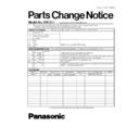 ew1211, ew1211w835 service manual / parts change notice