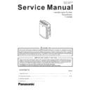 Panasonic F-VXH50R Service Manual