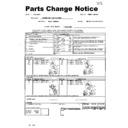 Panasonic MK-MG1300WTQ, MK-MG1500WTQ Service Manual / Parts change notice