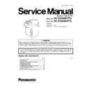 Panasonic NC-EG4000WTS, NC-EG3000WTS (serv.man2) Simplified Service Manual