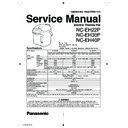 Panasonic NC-EH22P, NC-EH30P, NC-EH40P, NC-EH30PWTW, NC-EH40PWTW Service Manual
