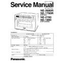 Panasonic NE-2680R, NE-1780R, NE-2780, NE-1880 Service Manual
