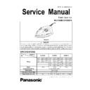 Panasonic NI-C75XS, NI-B55TS, NI-B35TS Service Manual