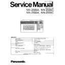Panasonic NN-2505A, NN-2505C, NN-2555A, NN-2555C Service Manual