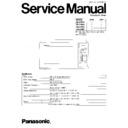 Panasonic NN-4405A, NN-4455A, NN-4455C, NN-4445C Service Manual