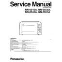 Panasonic NN-6545A, NN-6555A, NN-6645A, NN-6655A Service Manual