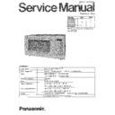 Panasonic NN-6805A, NN-6805C, NN-6815A, NN-6855A Service Manual