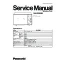 Panasonic NN-CD565BZPE (serv.man2) Service Manual