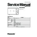 Panasonic NN-CD565BZPE Service Manual