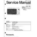 Panasonic NN-G798WA Service Manual