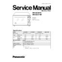 nn-gd391szpe, nn-gd371mzpe service manual