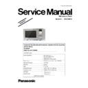 Panasonic NN-GT261MZPE Simplified Service Manual