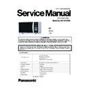 Panasonic NN-GT352WZPE Service Manual