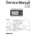 Panasonic NN-K653, NN-K663 Service Manual