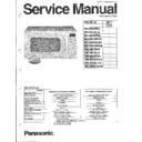 Panasonic NN-S568BA, NN-S568LA, NN-S568WA, NN-S568BAS, NN-S568LAS, NN-S568WAS, NN-S668BA, NN-S668LA, NN-S668WA, NN-S668 Service Manual