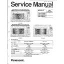 Panasonic NN-S628WC, NN-S638WC, NN-S648WC Service Manual