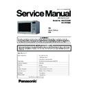 Panasonic NN-ST250W, NN-ST250M, NN-ST250WZPE, NN-ST250MZPE Service Manual