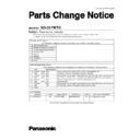 Panasonic SD-257WTS (serv.man2) Service Manual / Parts change notice