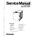 Panasonic SD-BT10P-BEL Service Manual
