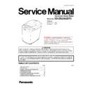 Panasonic SD-ZB2502BTS Service Manual