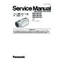 Panasonic HDC-SD1PP, HDC-SD1EG, HDC-SD1GC (serv.man2) Service Manual