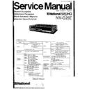Panasonic NV-G20EN, NV-G20A, NV-G20EA Service Manual