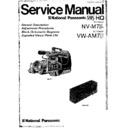 Panasonic NV-M7E, NV-M7EG, NV-M7B, NV-M7EO, NV-M7EN, NV-M7EM, NV-M7AM, NV-M7A, NV-M7EA, VW-AM7E, VW-AM7BA, VW-AM7B, VW-AM7EA, VW-AM7EN, VW-AM7A, VW-AM7EM Service Manual