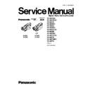 Panasonic NV-MX1EG, NV-MX1EGM, NV-MX1B, NV-MX3EN, NV-MX3A, NV-MX5EG, NV-MX5EGM, NV-MX5B, NV-MX7EG, NV-MX7EGM, NV-MX7B, NV-MX7DEN, NV-MX7A Service Manual