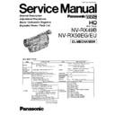 Panasonic NV-RX49B, NV-RX50EG, NV-RX50EU Service Manual