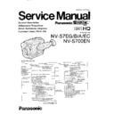 Panasonic NV-S7EG, NV-S7B, NV-S7A, NV-S7EC, NV-S700EN Service Manual