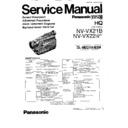 Panasonic NV-VX22EG, NV-VX22A, NV-VX22EN, NV-VX21B Simplified Service Manual