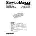 Panasonic VW-EC500E, MK-8300N, MK-8500N, MK-8550N, MK-8700N, MC-7570, MC-7580, NN-K536W, NN-K536WS, NN-K566W, NN-K566WS, NN-K586W, NN-K586WS Service Manual