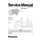 Panasonic VW-LDC10E Service Manual
