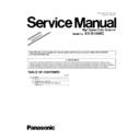 Panasonic KV-S1045C (serv.man3) Service Manual / Supplement