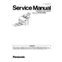 Panasonic KV-S1045C Service Manual