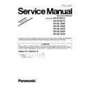Panasonic KV-S1057C, KV-S1027C, KV-SL1066, KV-SL1056, KV-SL1055, KV-SL1036, KV-SL1035 (serv.man3) Service Manual / Supplement
