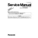 Panasonic KV-S2048C (serv.man2) Service Manual / Supplement