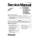Panasonic KV-S4065CL, KV-S4065CW, KV-S4065CWCN, KV-S4085CL, KV-S4085CW, KV-S4085CWCN (serv.man2) Service Manual / Supplement