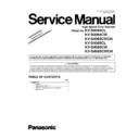 kv-s4065cl, kv-s4065cw, kv-s4065cwcn, kv-s4085cl, kv-s4085cw, kv-s4085cwcn (serv.man3) service manual / supplement