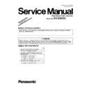 kv-s5055c service manual / supplement