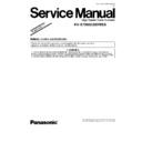 Panasonic KV-S7065C (serv.man3) Service Manual / Supplement