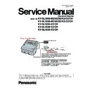 Panasonic KV-SL1066-M2, KV-SL1066-U2, KV-SL1066-B2, KV-SL1066-K2, KV-SL1066-C2, KV-SL1066-CH, KV-SL1056-M2, KV-SL1056-U2, KV-SL1055-C2, KV-SL1055-CH, KV-SL1036-C2, KV-SL1055-CH, KV-SL1035-C2, KV-SL1055-CH Service Manual
