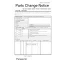 Panasonic KV-SS020, KV-S2045C (serv.man2) Service Manual / Parts change notice