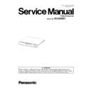 Panasonic KV-SS081 Service Manual