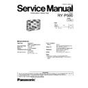 Panasonic RY-P500P Service Manual
