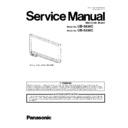 Panasonic UB-5838C, UB-5338C Service Manual