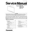 Panasonic UB-T781, UB-T781W, UB-T761 Service Manual