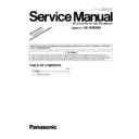 Panasonic UE-608040 (serv.man2) Service Manual / Supplement