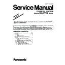 Panasonic KX-AT7730 Service Manual / Supplement