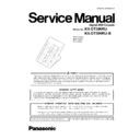 Panasonic KX-DT390RU Service Manual